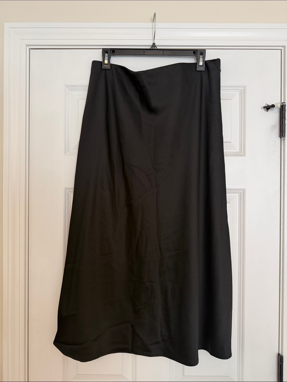 H&M Black Maxi Skirt with Flowing A-Line Silhouette